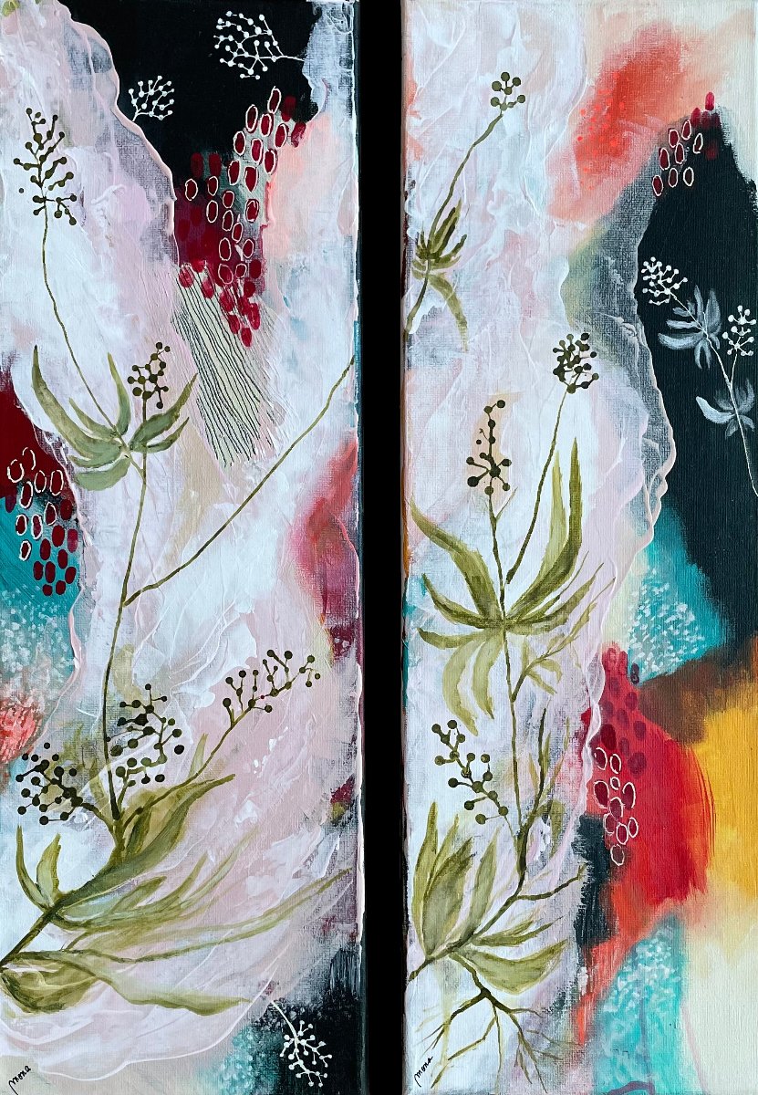 Floral Whispers 1 & 2