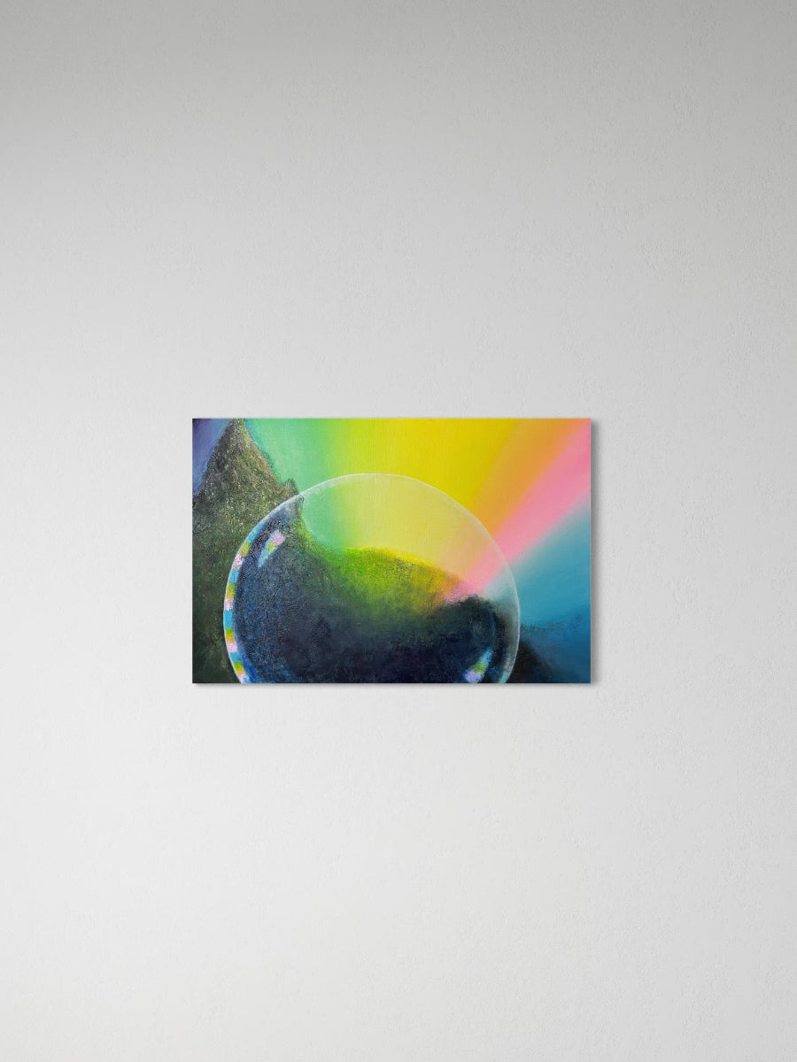 Abstract art with a gradient of colours