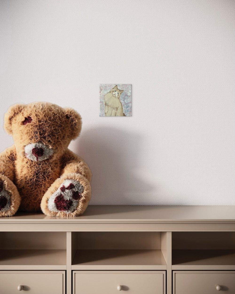 A Sweet Cat Named Pancake - Mona Barbu Art