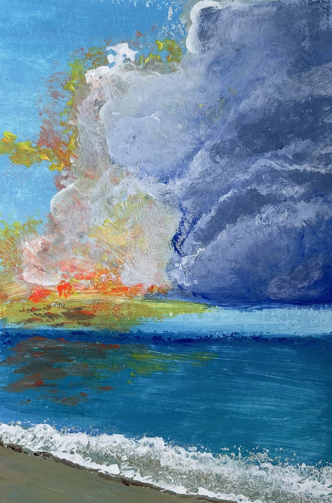 Seascape colours - Mona Barbu Art