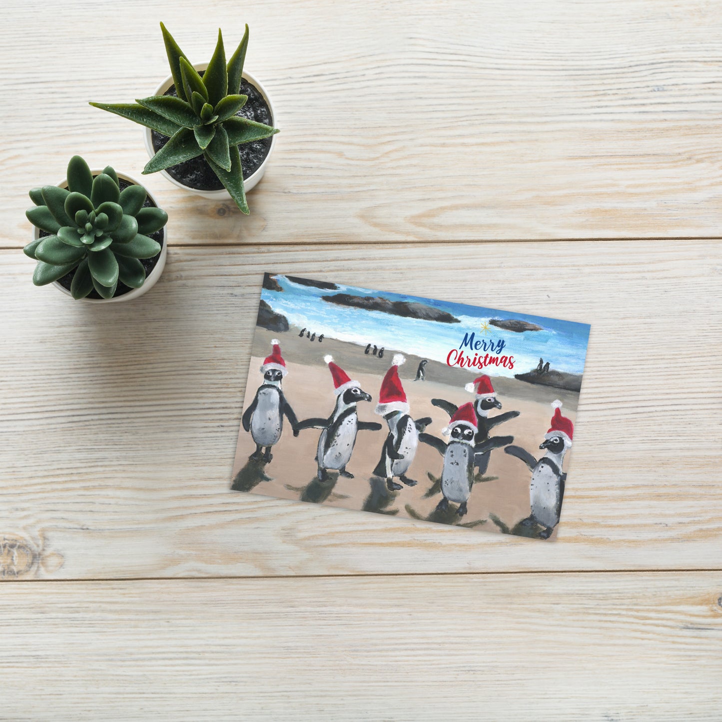 Christmas Penguins Card