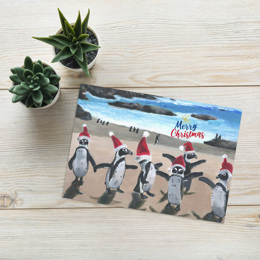 Christmas Penguins Card