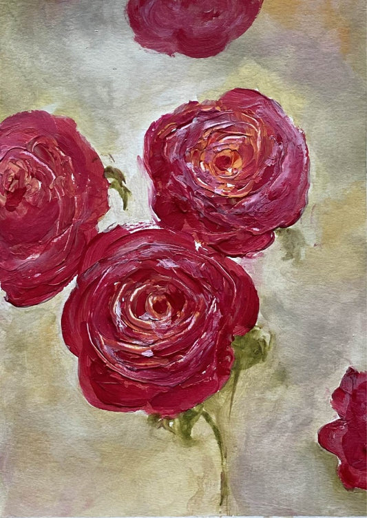 Lovely Roses - Mona Barbu Art